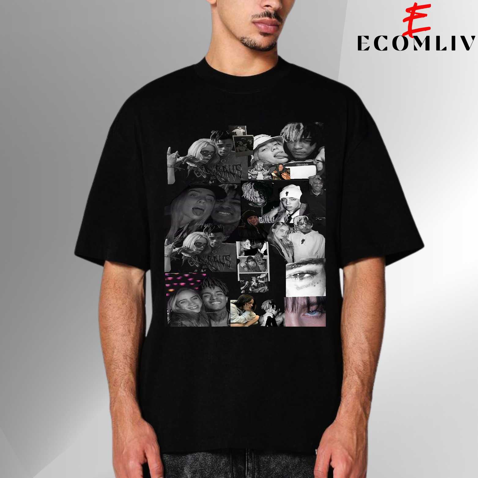 Xxxtentacion X Billie Eilish Unisex T-Shirt, Pop Rap Music Tee